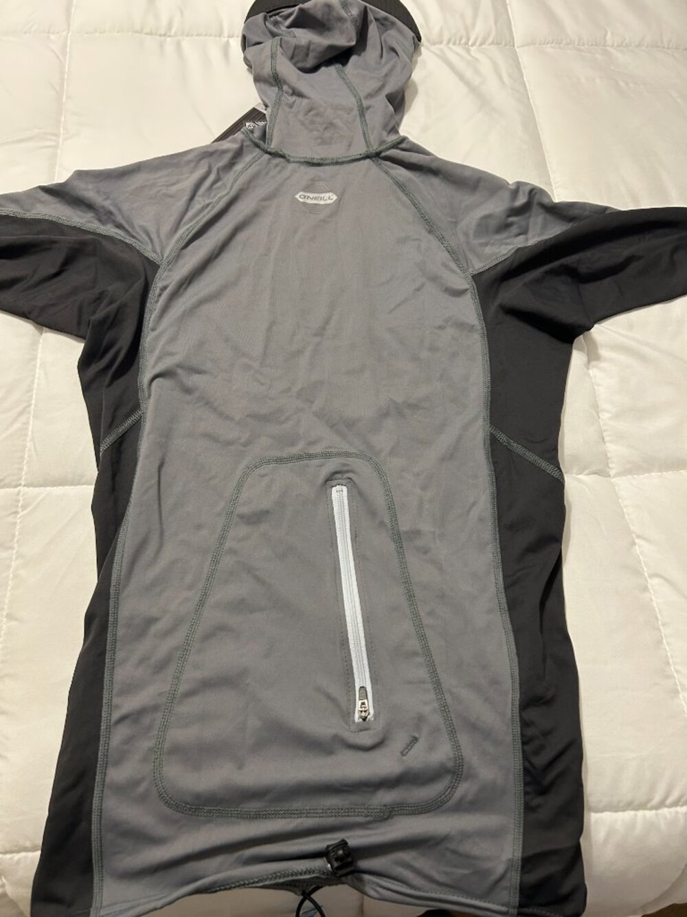 O'Neill Hyperfreak O'zone LS Hooded Rash Guard - New - Picture 4 of 14
